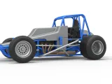 Vintage Sprint car Scale 1:25-1