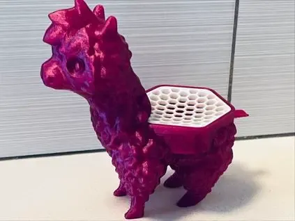 Jabonera de alpaca