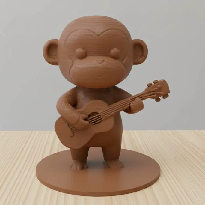 3D Printer Files | 3MF File | Monkey Musician | Creality Cloud