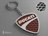 Ducati logo keychain-2