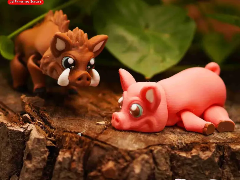 SCHATTIG FLEXI VARKEN EN EVERZWIJN GEARTICULEERD
