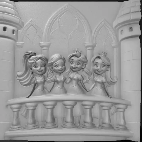 3D Printer Files | 3MF File | princesses