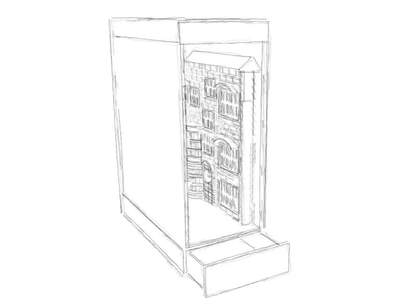 Book Nook (Small) - Wizards Alley