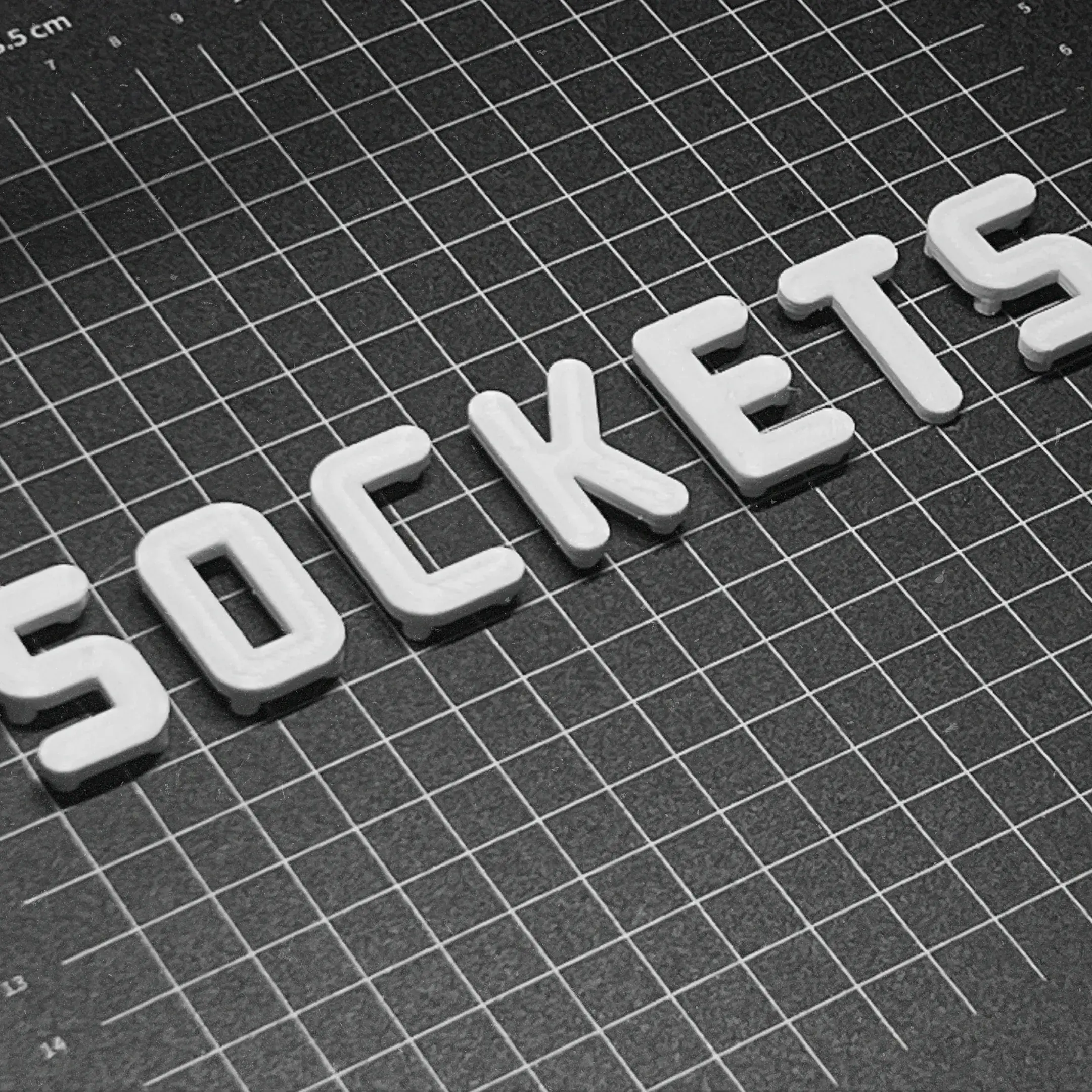 Pegboard kit (Biltema) - Monopeg Rounded typeface