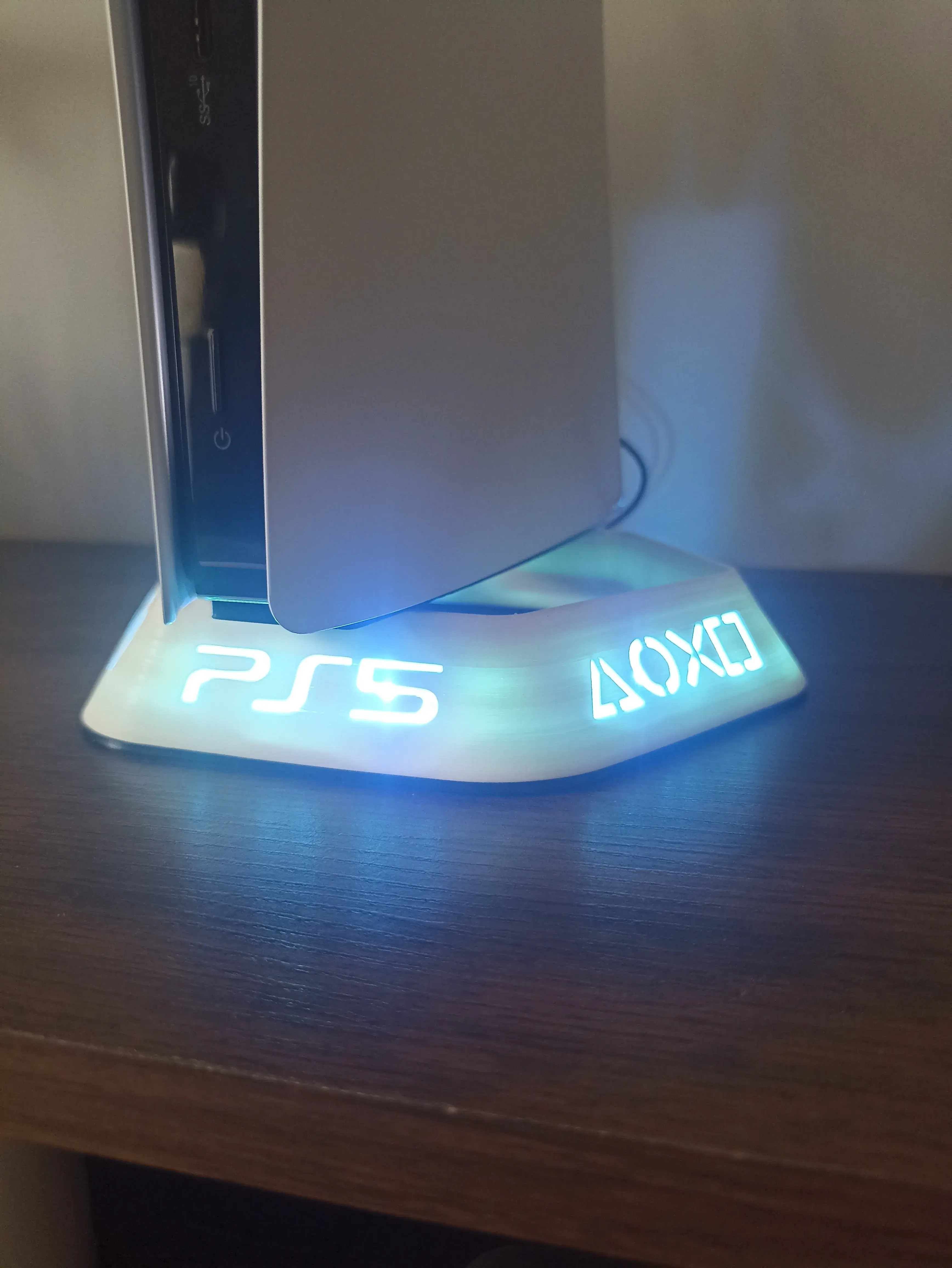 Playstation 5 Slim and Pro Vertical Stand with LED