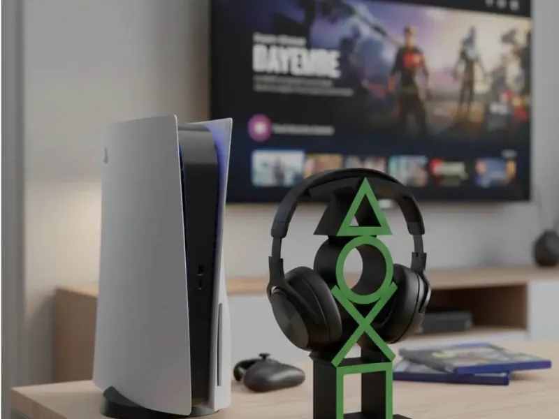 soporte para auriculares tematica de play station