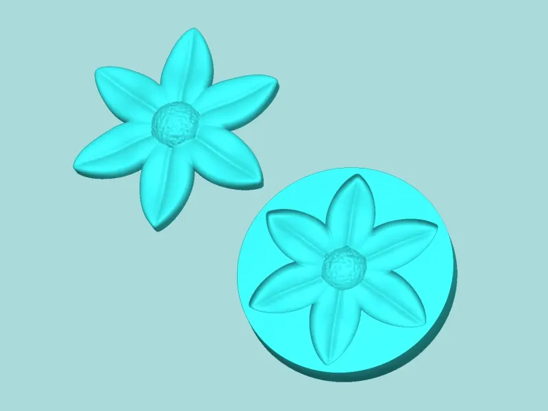 Margarita Flower 05 - Mold Silicon Maker - Template