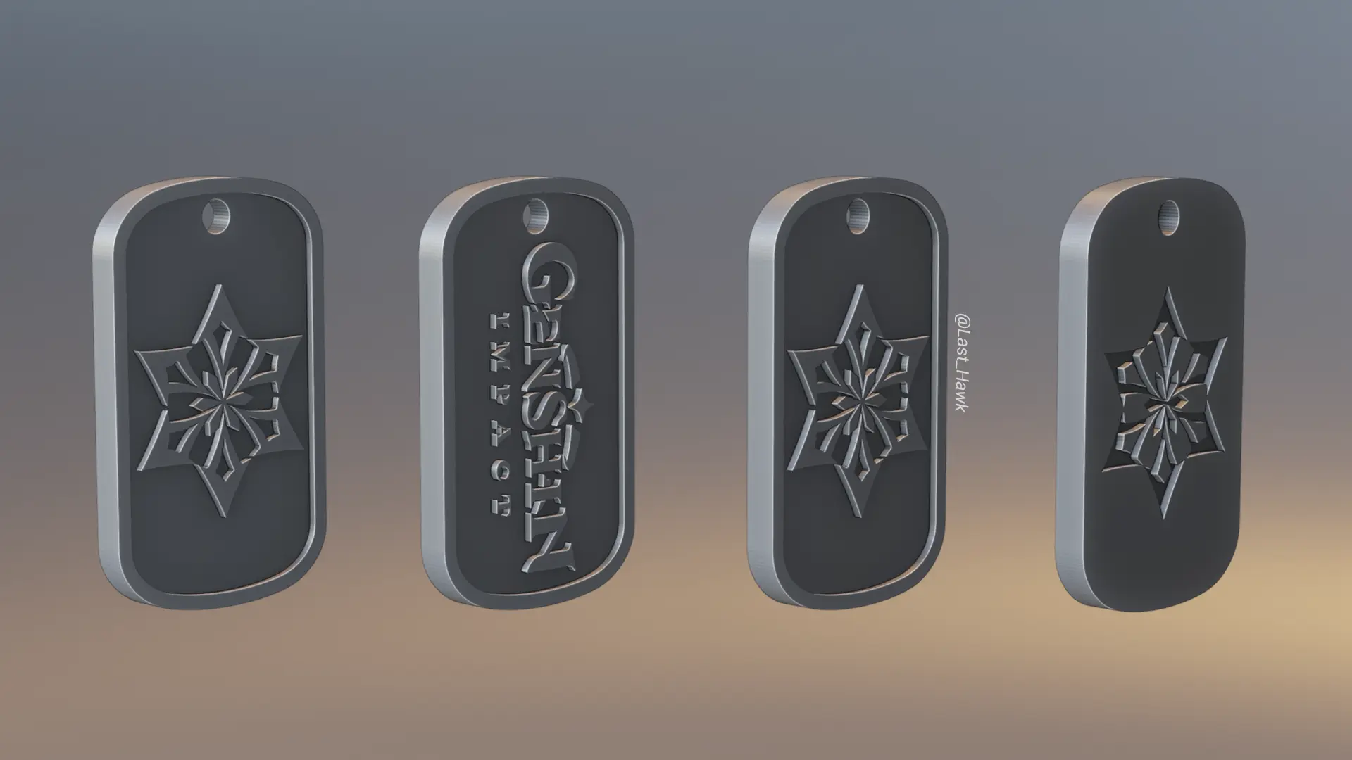 Cryo dogtag Genshin Impact