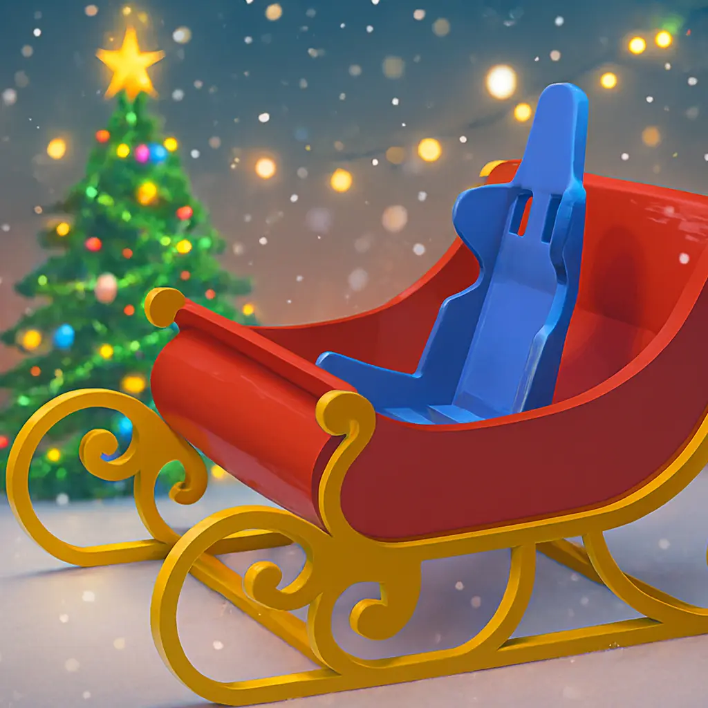 MINIATURE SANTA'S SLEDGE