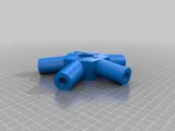Geodesic Dome 4V Connector for 1" PVC pipe-4