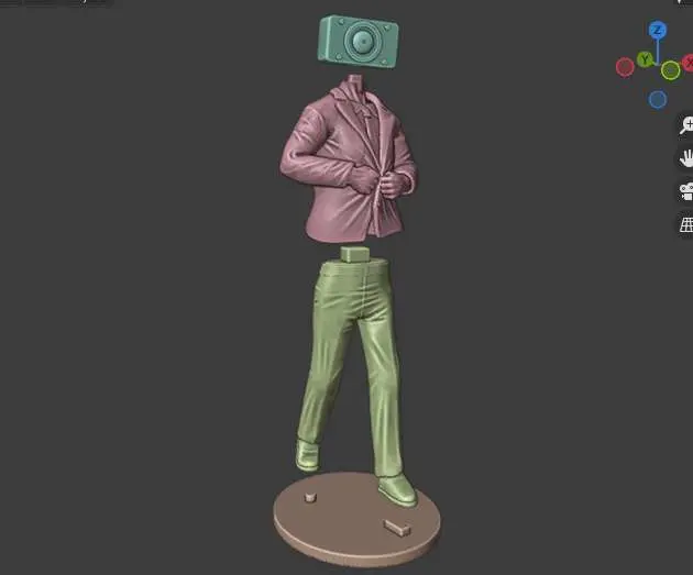 Camera Man Skibidi Toilet Statue Fan Art