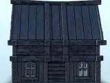 Stone village hall (5) - miniatures warhammer mini RPG scene-5