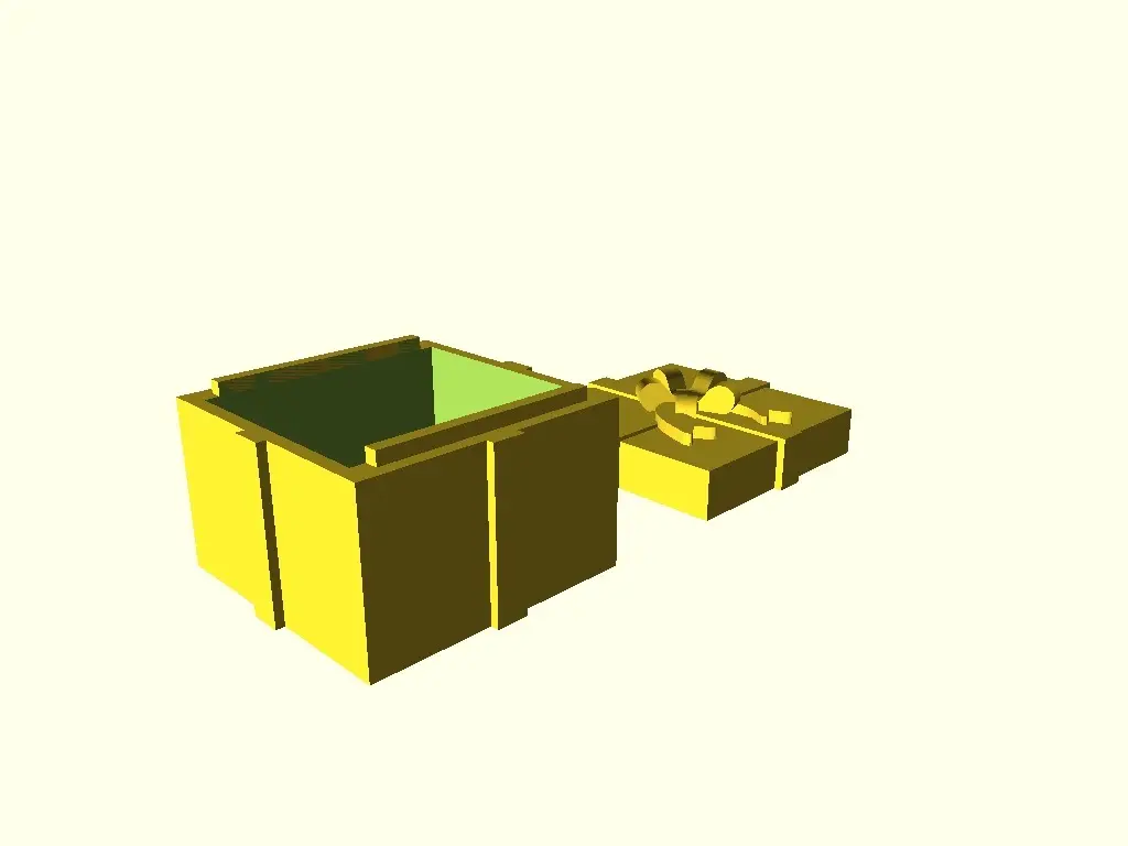 Holiday Present Box (1:18 scale)