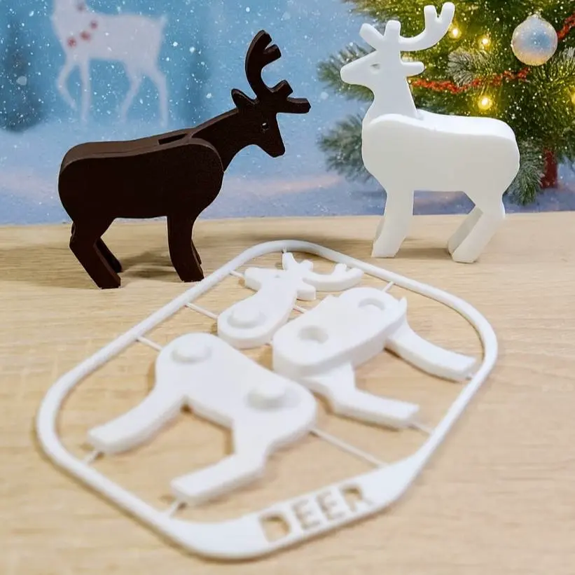 Articulated Deer Kit Card