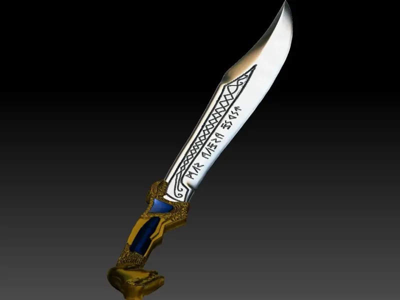 Lady Loki Blade V2 - REAL SIZE COSPLAY FILE