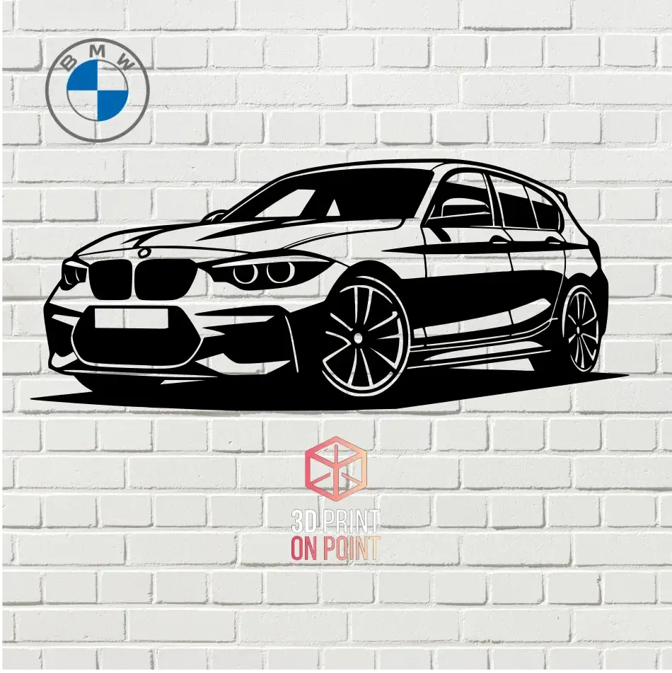 BMW SERIE 1 - 2D WALL ART #1