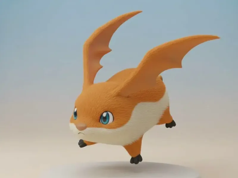 Patamon Digimon Creature Model