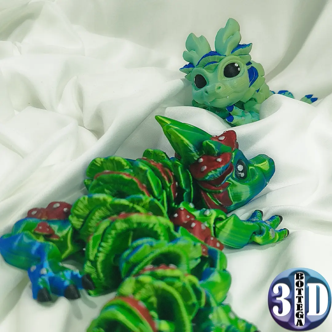 Fungus Dragon, articulated toy