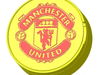 Snus-Container Manchester United Logo