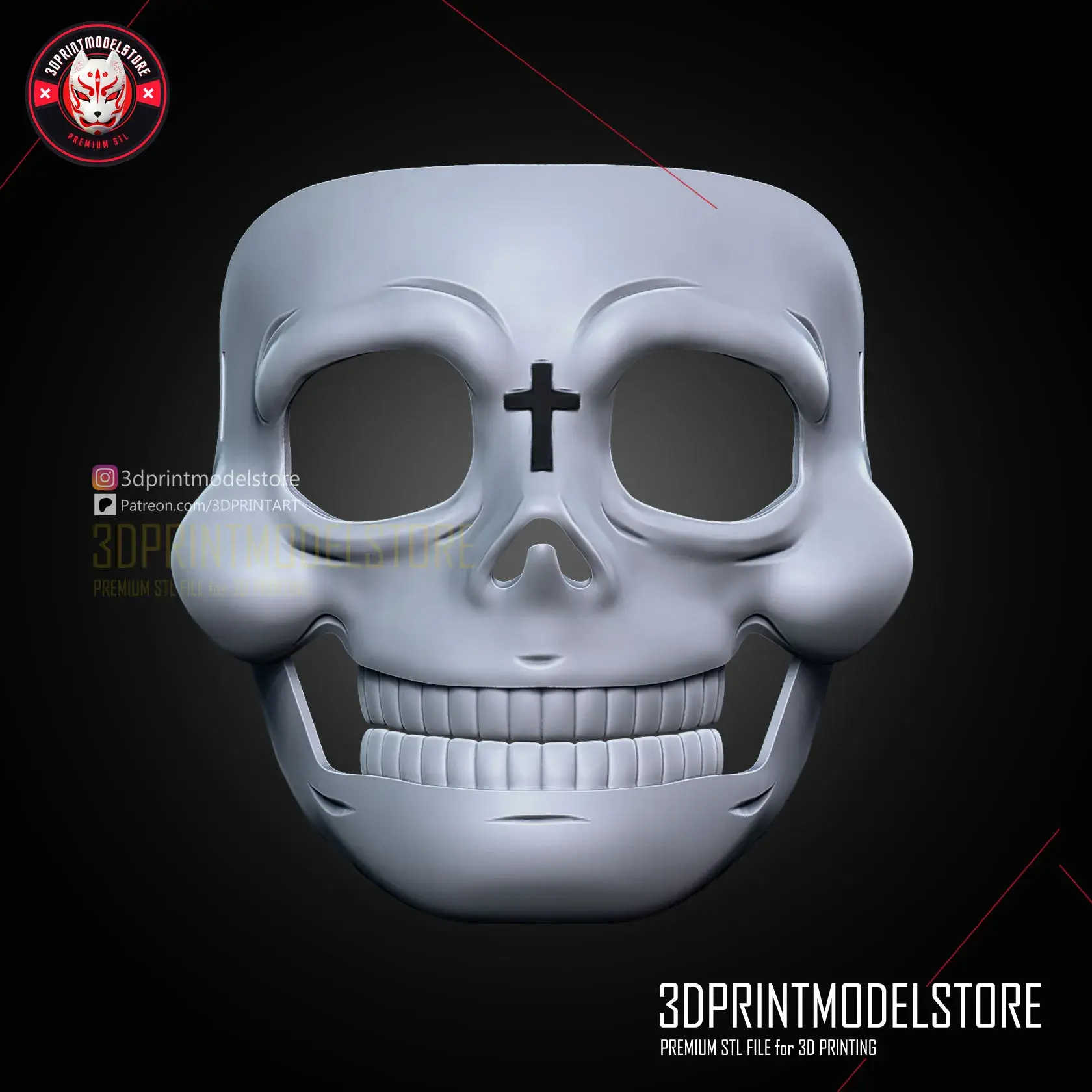 Duke of Death Daleth Skull Mask - Skeletor Anime Cosplay