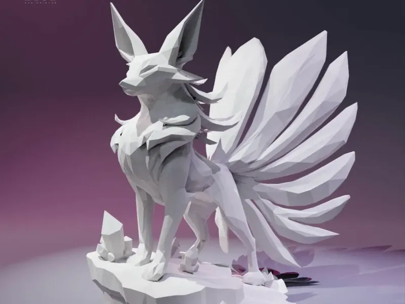 Crystal Fox Guardian – Sentinel of the Shattered Peaks