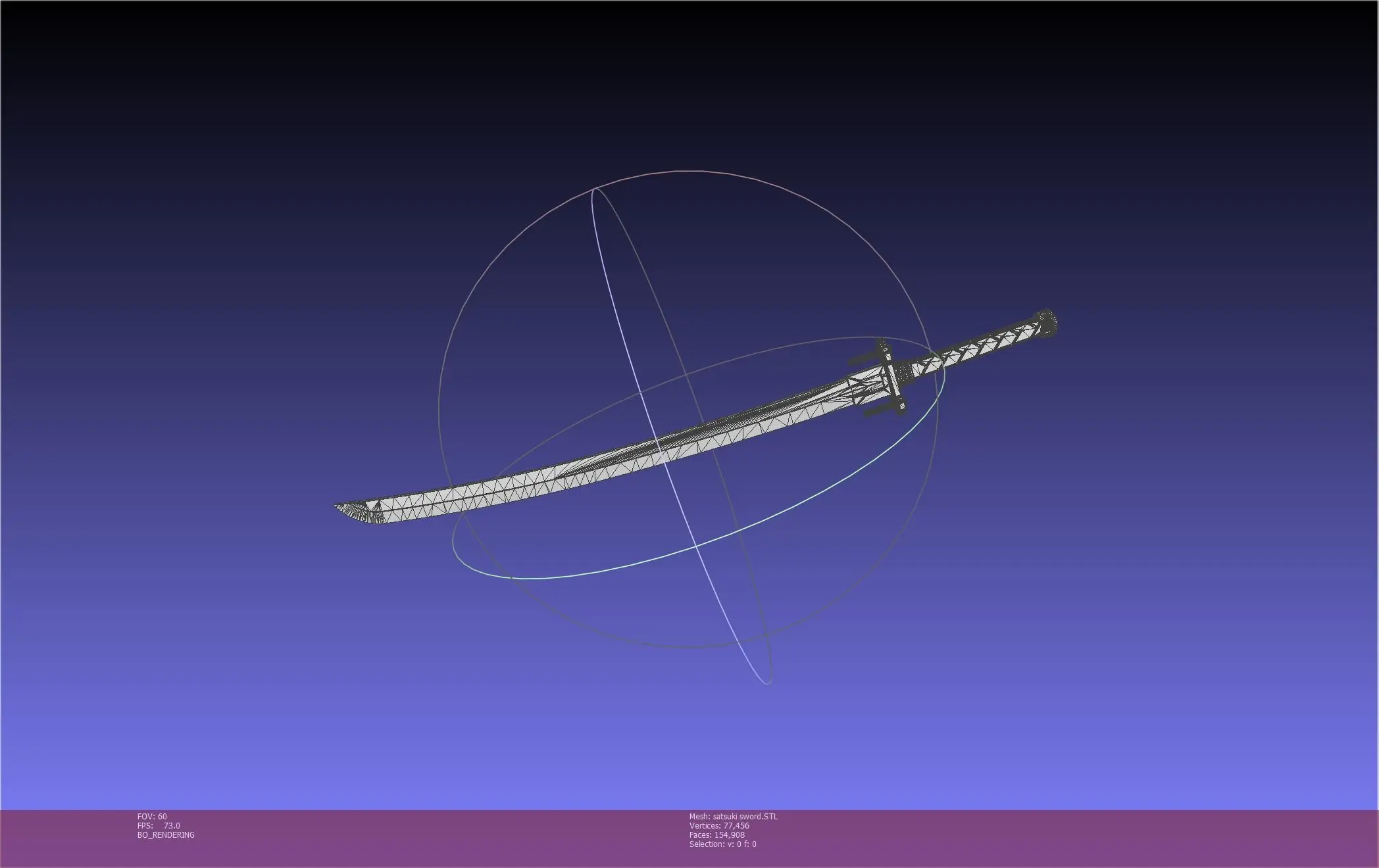 Kill La Kill Satsuki Sword And Sheath Printable Assembly