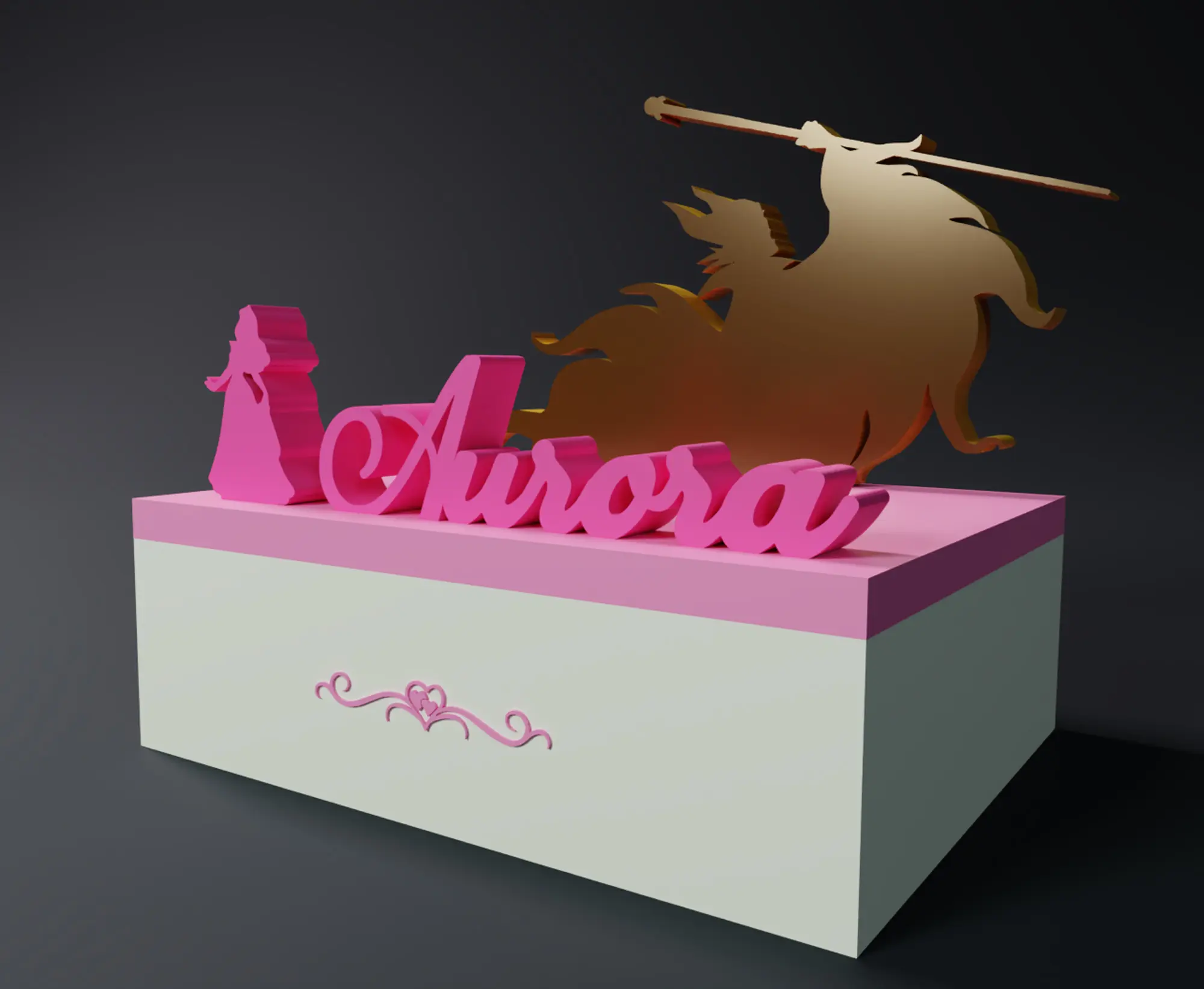 CAJA AURORA PRINCESA DISNEY - BELLA DURMIENTE