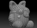 Knitted Valentine Piggy-5