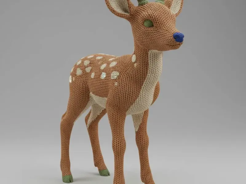 Whisperwood Knitted Forest Deer – Noah0x03