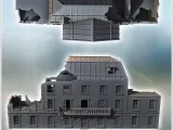 Large building with a zinc roof hewn stone base-3