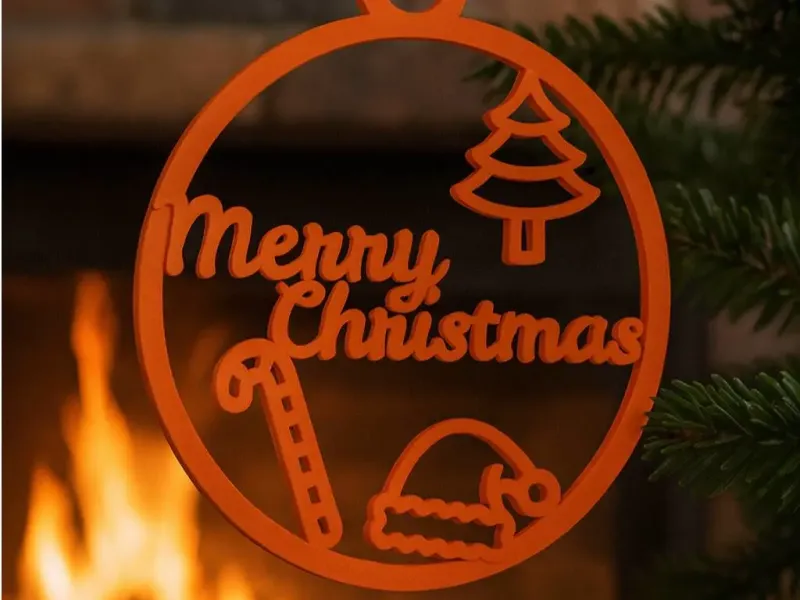 Bola navidad para árbol decorativa infantil.