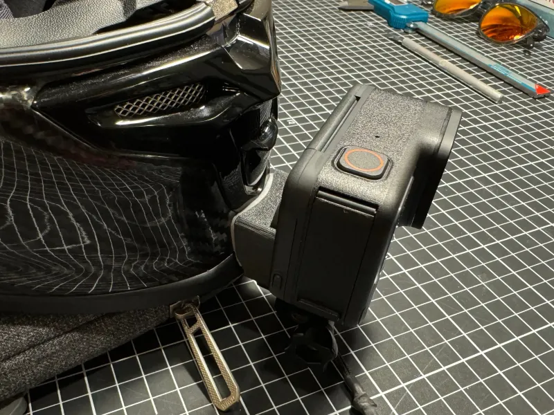 Scorpion Exo R1 Air GoPro Mount by plugowski on Thingiverse: