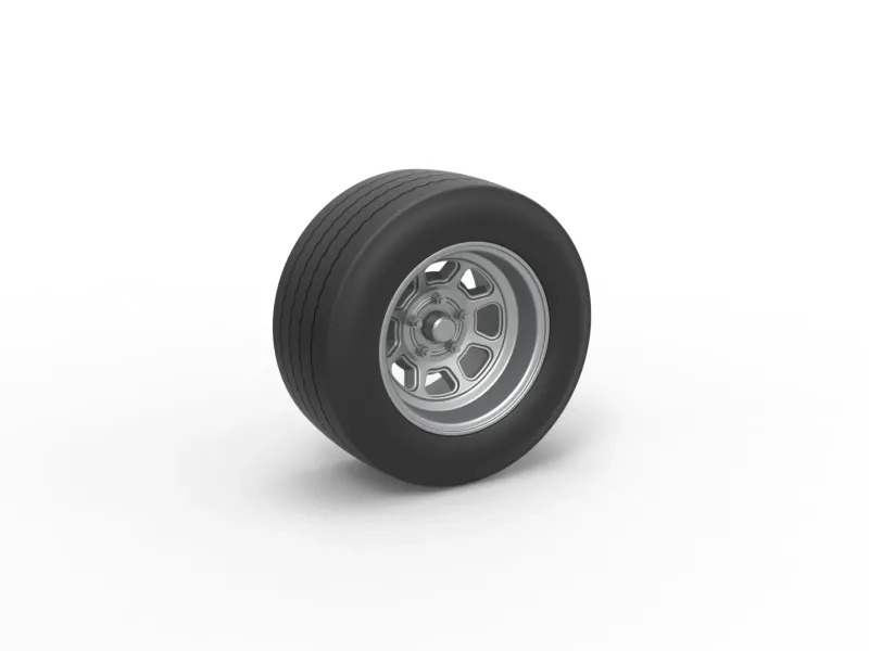 Wheel from Asphalt Modified stock car Version 3 Scale 1:25