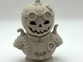 Steampunk Pumpkin Bust