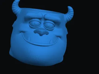 Disney+-+Sully+planter+pot+single+color