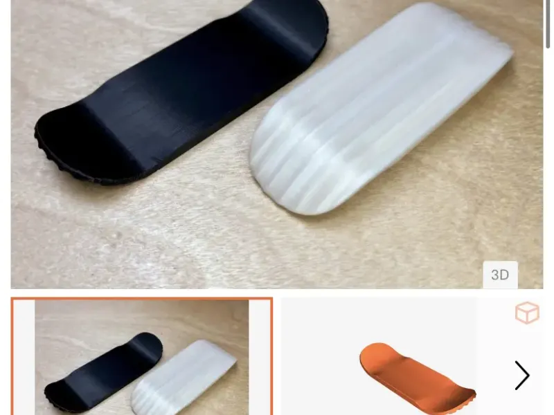 Finger snow skate 