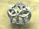Wireframe Shape Geometric Leaf Ball-0