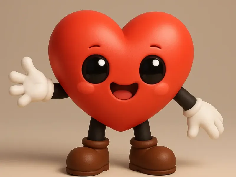 Chibi heart - Corazon chibi