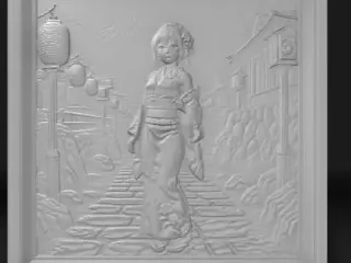 Japanese anime woman 9