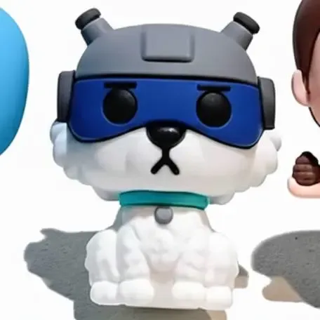 Keychain Snuffles Rick and Morty
