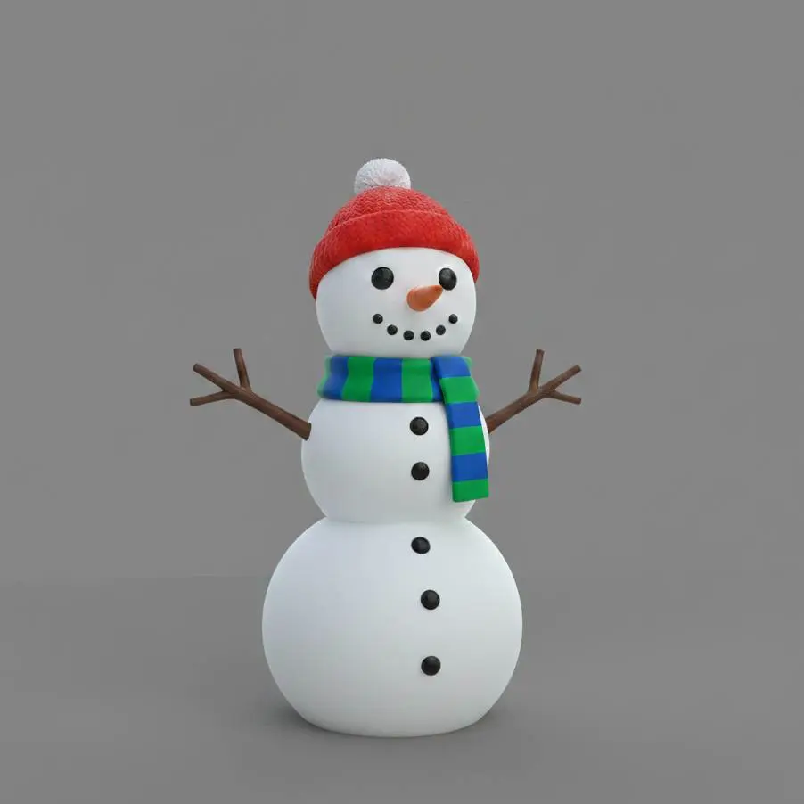 Snow Man miniature