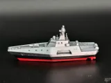 Футуристический военный корабль, способный плавать на воде-3