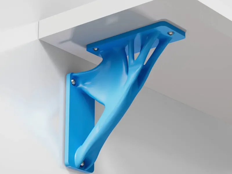 Shelf Bracket Topology Opimized - small