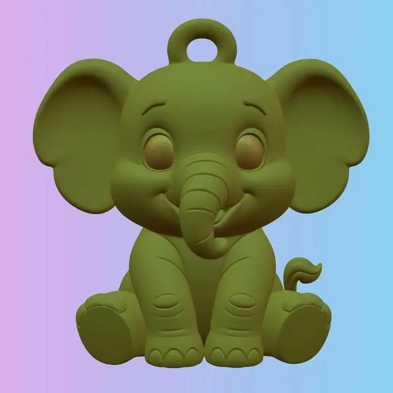 llavero de elefante bebe