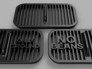 DeLonghi Magnifica pre-ground coffee funnel cap - vented