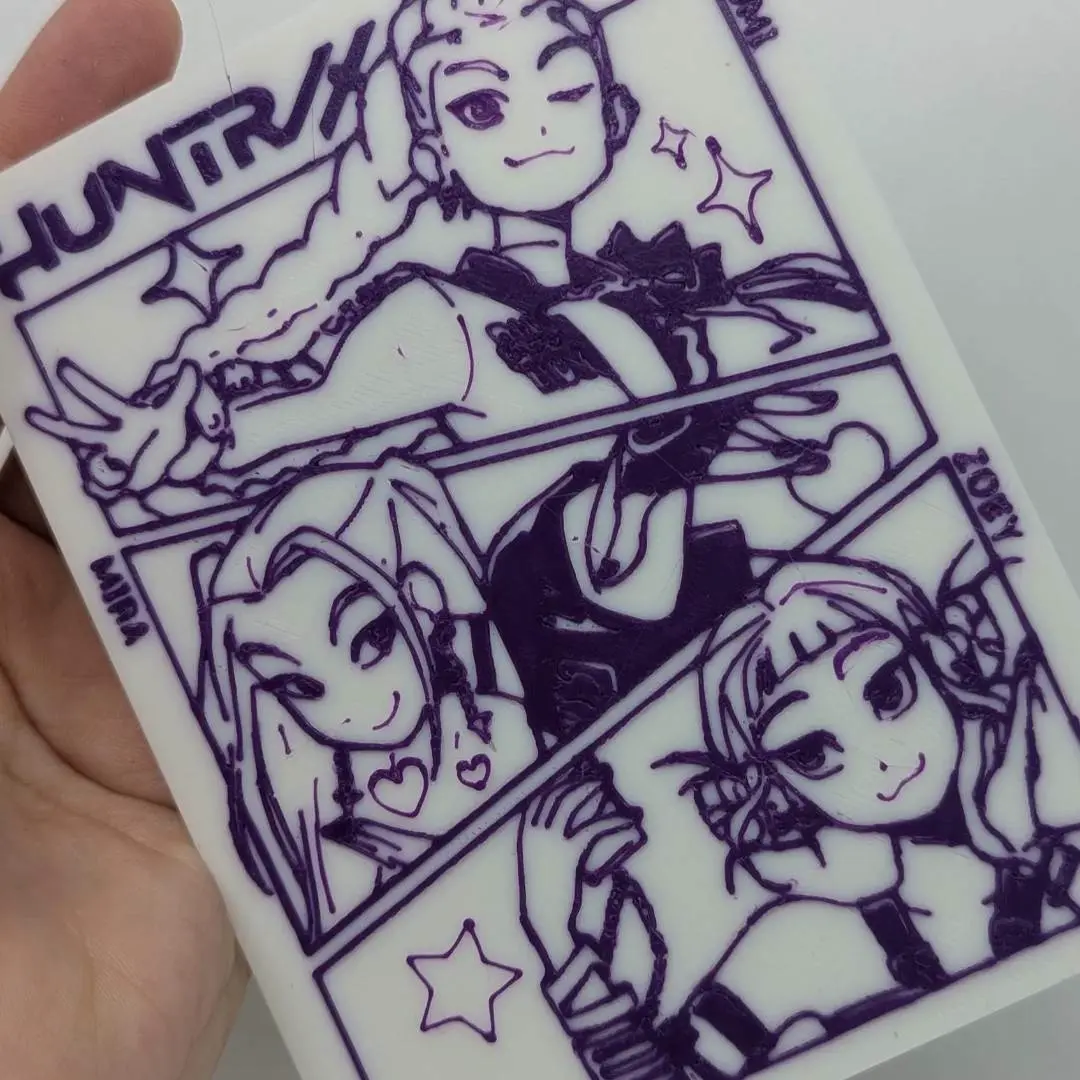 Netflix K-Pop Demon Hunters Huntrix Inspired art