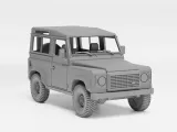 Land Rover Defender 90 - H0 scale car model kit-3