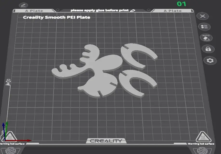 CHRISTMAS ASSEMBLED REINDEER