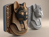 Elegant Cat Wall Art Paperweight Keychain STL decor gift-4