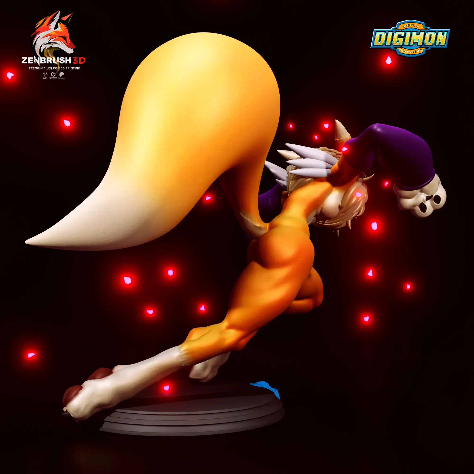 DIGIMON - RENAMON + IMPRESIÓN 3D NFSW